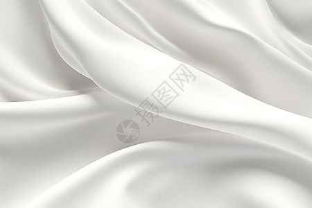 白色光滑丝绸织物图片
