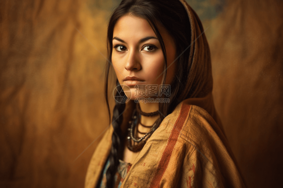 原住民妇女的衣着搭配图片