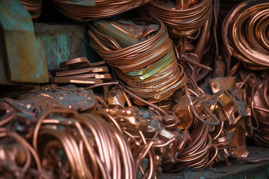 回收的废铜高清图片下载-正版图片600179102-摄图网