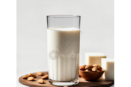 健康的早餐牛奶图片