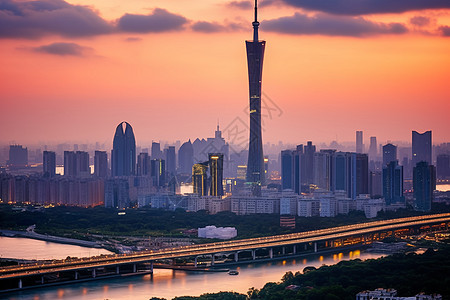 广州塔建筑风光图片
