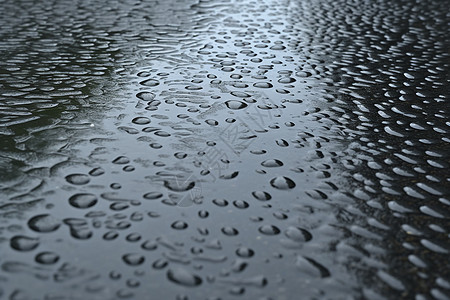 雨天下雨的地面图片