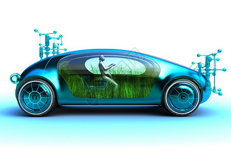 未来科技车背景图片