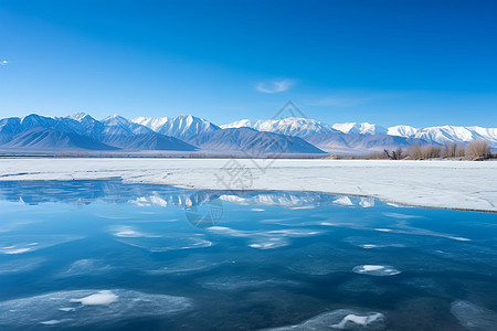 雪山美丽的风景图片