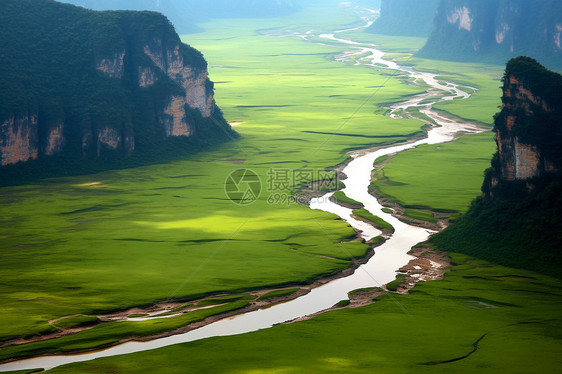 草原的美丽风景图片