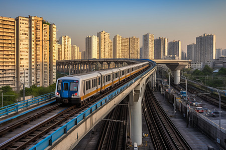 行驶中的交通地铁图片