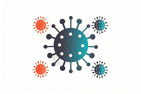 病毒细菌组织背景图片