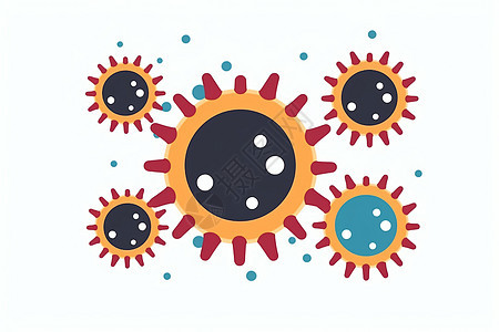 病毒细菌结构图片