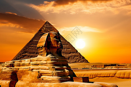 金字塔背景图片
