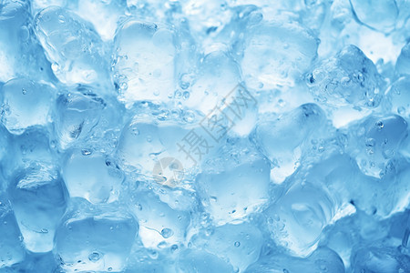 冻在一起的冰块设计图片