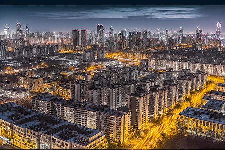 亚洲城市夜景图片