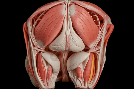 膝盖结构细节背景图片
