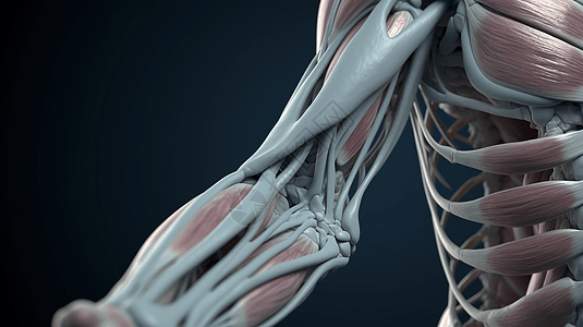 人类肌肉图片