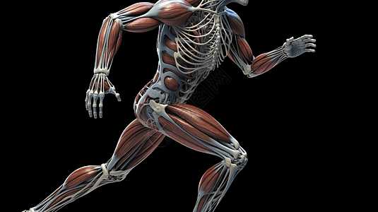 肌肉系统背景图片