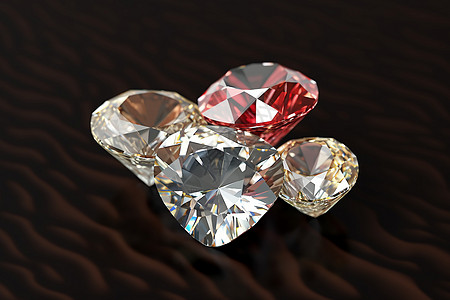 钻石加工高纯度钻石背景