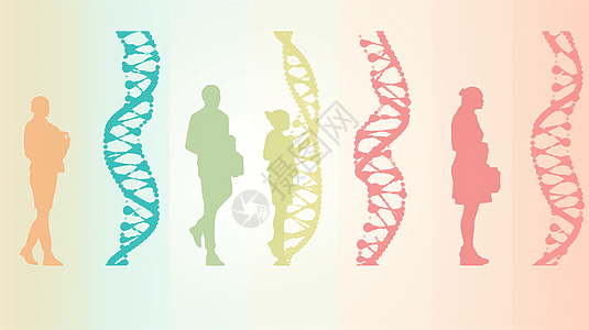 人类遗传造福后代高清图片