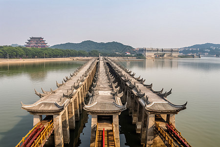 桥梁裂缝潮州广济桥背景