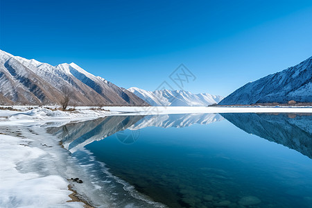 高原湖泊图片