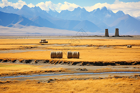 草原高山美景图片