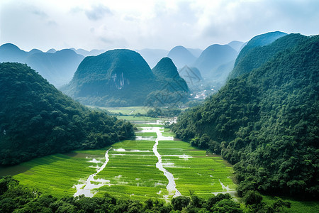 贵州万峰林背景图片