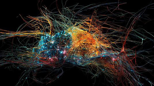 大脑神经网络图片