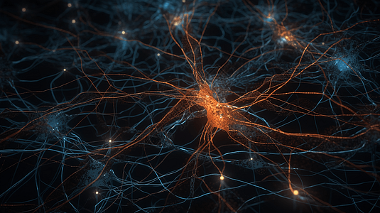 神经元网络图片
