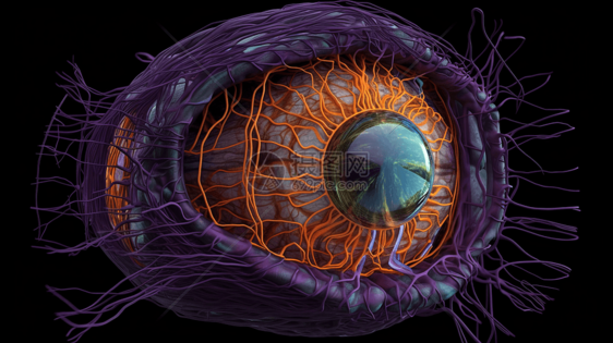 人类的视网膜图片
