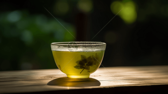 一杯黄芩茶图片