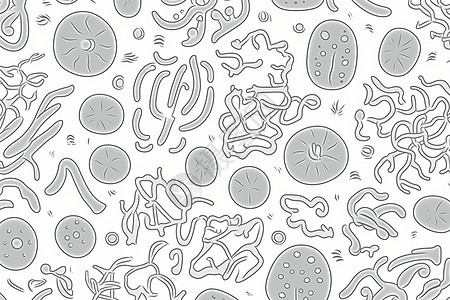 细菌微生物病毒背景图片