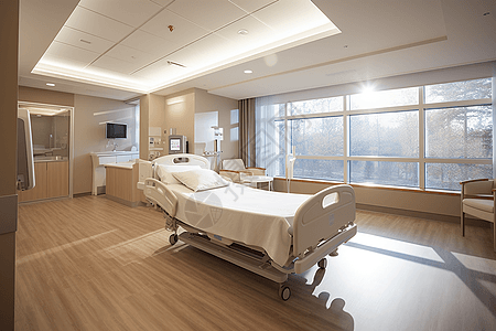 新装修平静的医院房间图片
