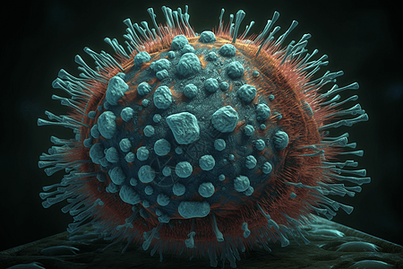 病毒细胞模型图片