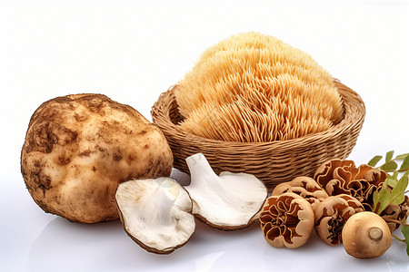 健康营养的蘑菇图片