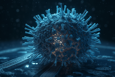 医学病毒细胞分布图片