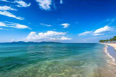 海岸边的美丽景色图片