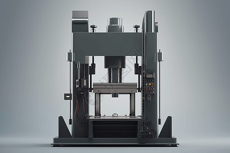 灰色的液压机背景图片