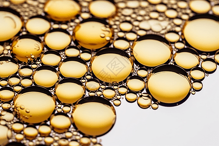 抽象金色气泡图片
