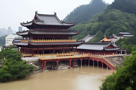 中国寺庙建筑结构图片