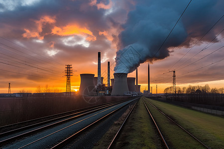 燃煤电厂图片