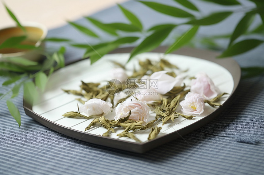 白牡丹白茶高清图片下载-正版图片600189163-摄图网