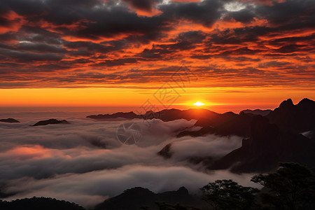 天空云海背景图片