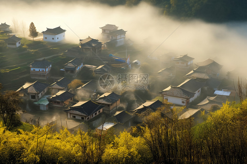 美丽的乡村建筑图片