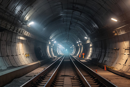 施工中的地铁隧道图片