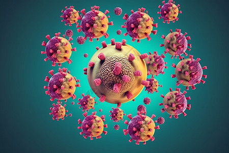 病毒细胞变化图片