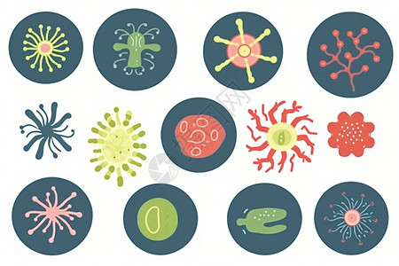 微观生物细菌图片