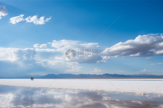 海天一色风景图片