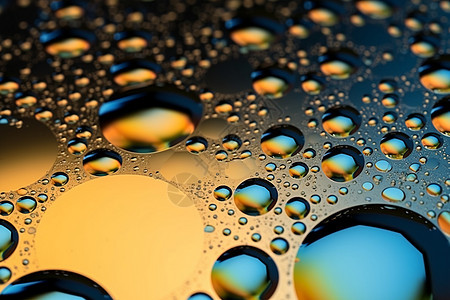油滴气泡的背景图片