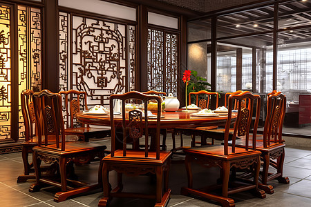 中国式餐厅图片