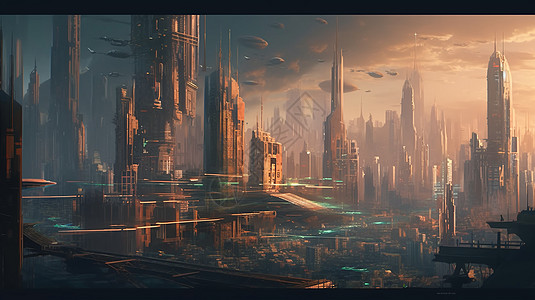 现代的都市背景图片