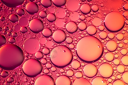 创意粉红色蜂窝气泡背景图片