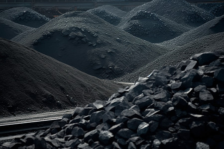 矿场中的积煤图片
